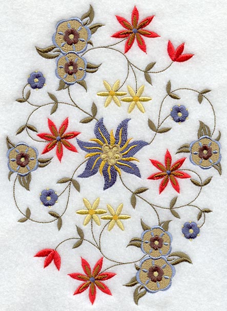 German Folk Art Oval