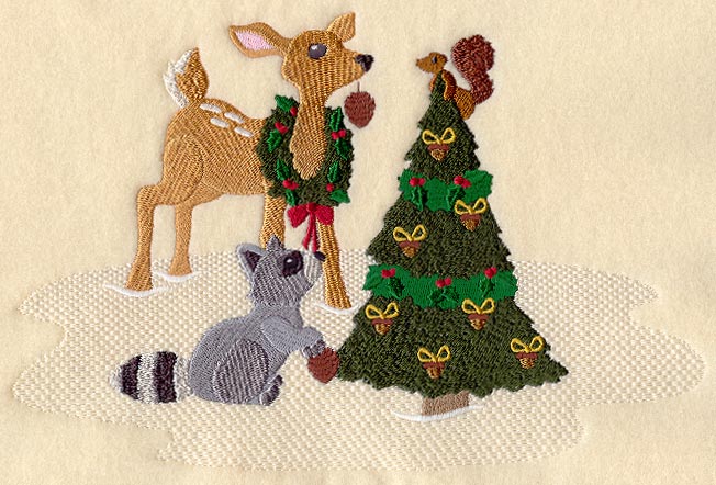 Holly Jolly Woodland Christmas