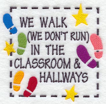 We Walk In The Classroom And Hallways