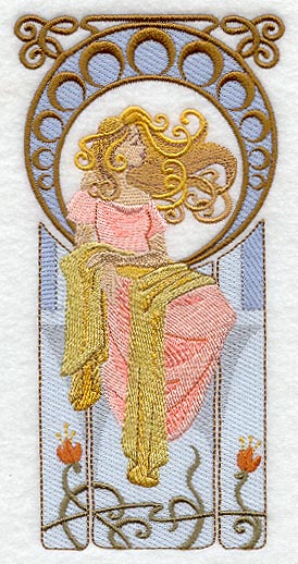 Art Nouveau Lady Aria