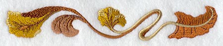 Art Nouveau Butterfly Border