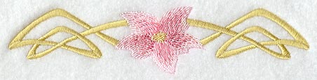 Art Nouveau Floral Border
