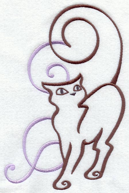 Art Nouveau Cat