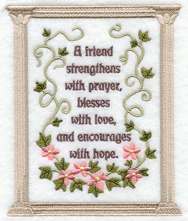 A Friend Strengthens