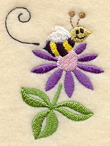 Happy Bee and Flower 2