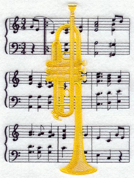 Trumpet and Sheet Music