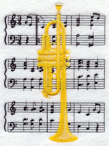 Trumpet and Sheet Music