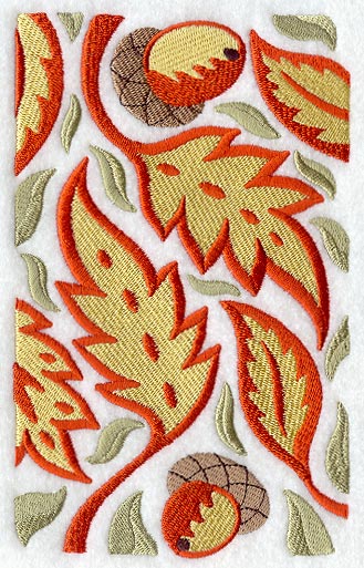 Autumn Leaves and Acorns