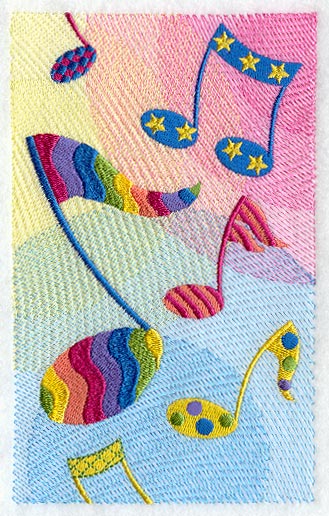 Lively Music Notes