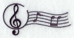 Treble Clef Border