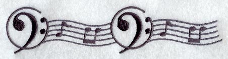 Bass Clef Border