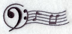 Bass Clef Border