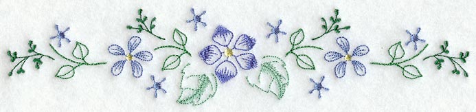 Flower Border (Vintage)