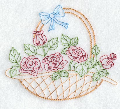 Rose Basket (Vintage)