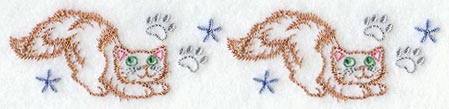 Kitten Border (Vintage)