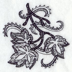 Autumn Leaves (Blackwork)