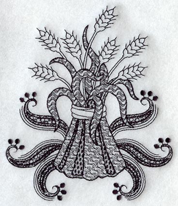 Wheat (Blackwork)