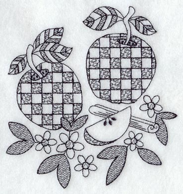 Apples (Blackwork)