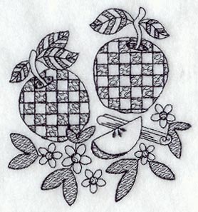 Apples (Blackwork)