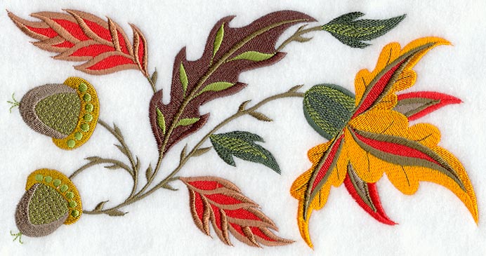Jacobean Autumn Rectangle