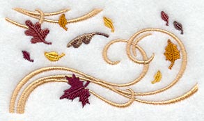 Swirling Autumn Leaves