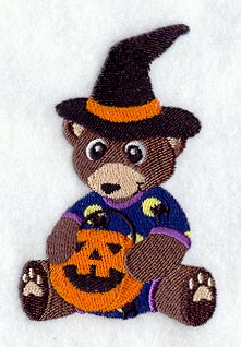 Bear in Halloween Pajamas