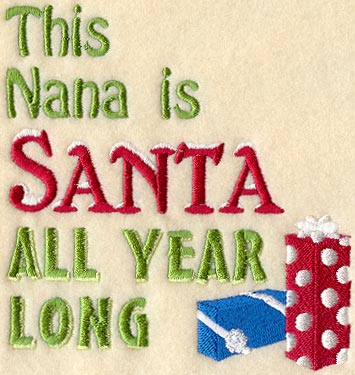 This Nana is Santa