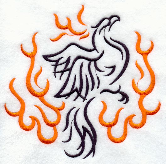 Phoenix and Flames