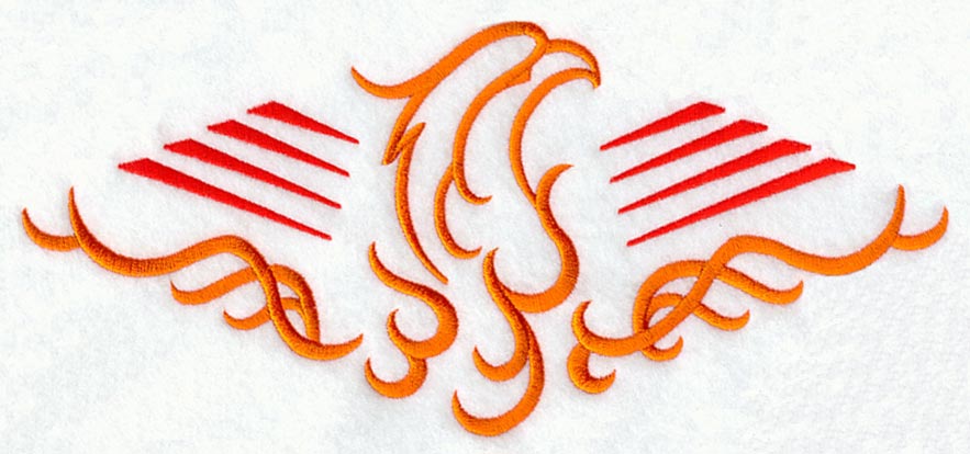 Phoenix and Flames Diamond