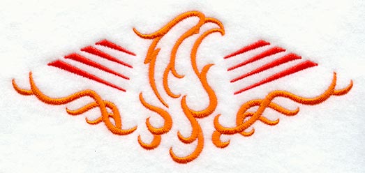 Phoenix and Flames Diamond