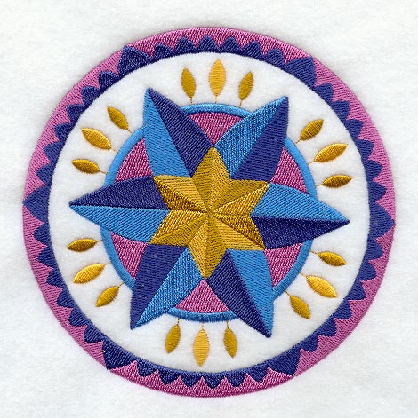 Rosette Pennsylvania Dutch Hex Sign