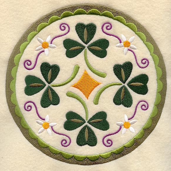 Shamrock Pennsylvania Dutch Hex Sign