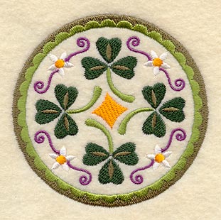 Shamrock Pennsylvania Dutch Hex Sign