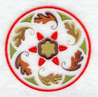 Oak Leaf Pennsylvania Dutch Hex Sign