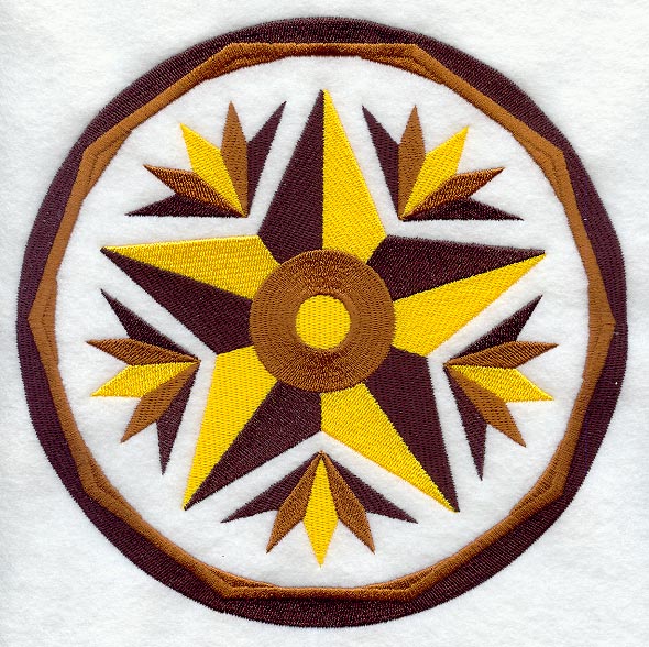 Starry Pennsylvania Dutch Hex Sign