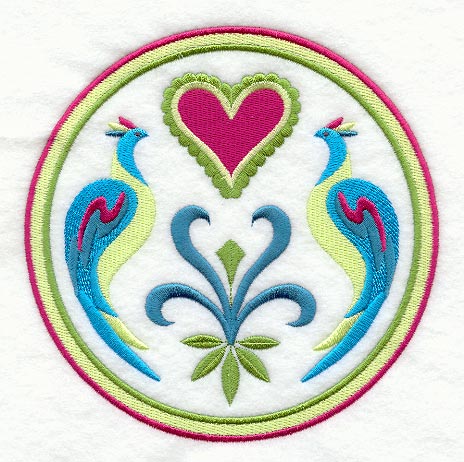 Bird of Paradise Pennsylvania Dutch Hex Sign