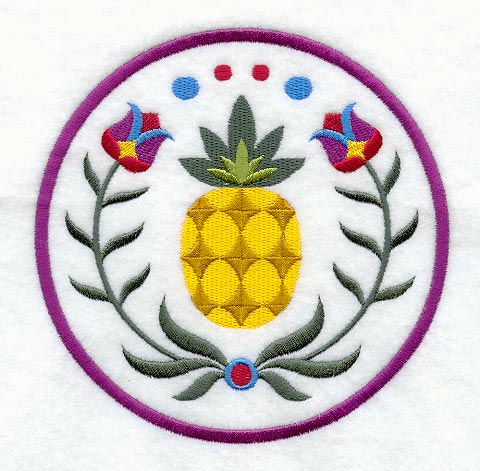 Pineapple Welcome Pennsylvania Dutch Hex Sign