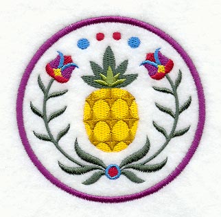 Pineapple Welcome Pennsylvania Dutch Hex Sign