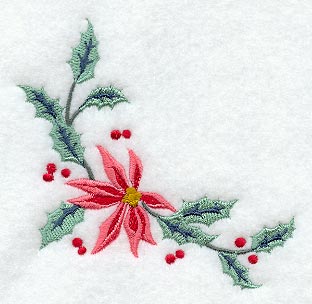 Christmas Wish Poinsettia Corner