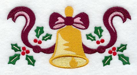 Christmas Bells Ring Rectangle