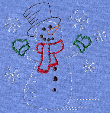 Joyful Snowman (Vintage)