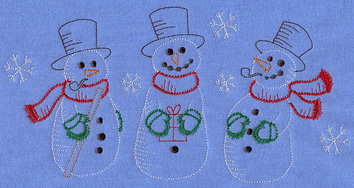 Joyful Snowmen (Vintage)