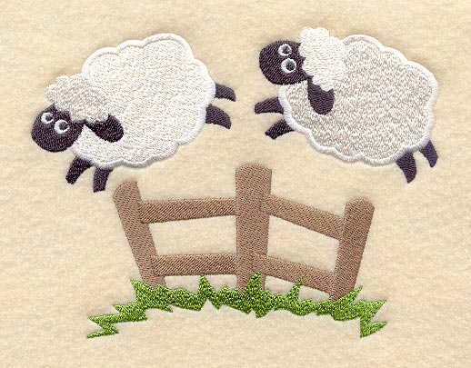 Leaping Sheep