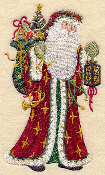 Victorian Santa with Lantern