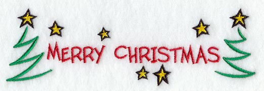 Jubilant Merry Christmas Tree