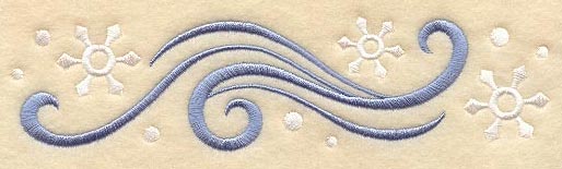 Swirling Snowflakes