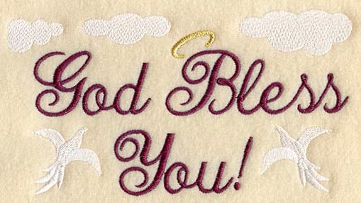 God Bless You!
