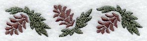 Tumbling Pinecone Sprigs Border