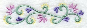 Jacobean Winding Vine Border