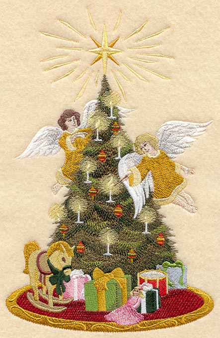 Angels and Victorian Tree